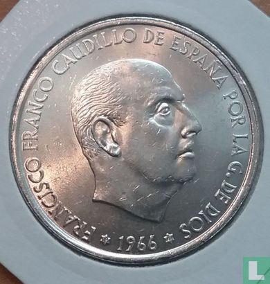Spain 100 pesetas 1966 (67) - Image 1