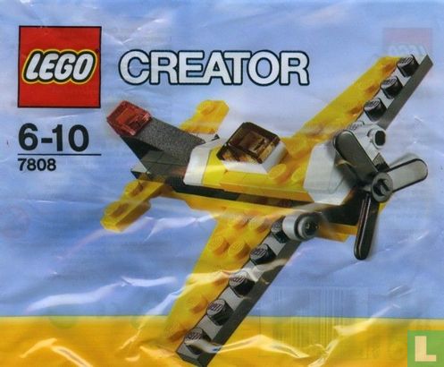Lego 7808 Yellow Airplane polybag