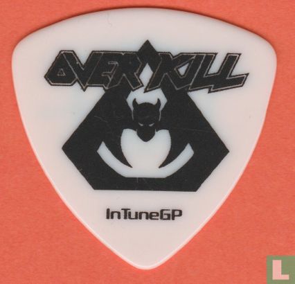 Overkill Plectrum, Guitar Pick, Derek "The Skull" Tailer - Image 1
