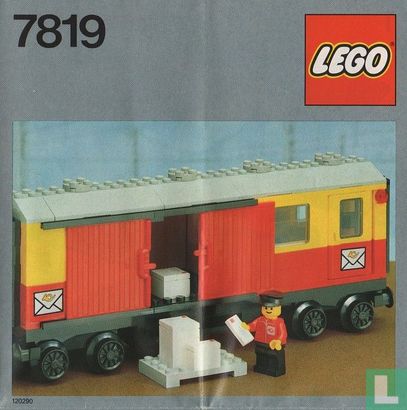 Lego 7819 Postal Container Wagon Covered
