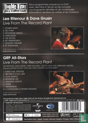 Lee Ritenour & Dave Grusin - Live From The Record Plant + GRP All-Stars - Live From The Record Plant - Image 2
