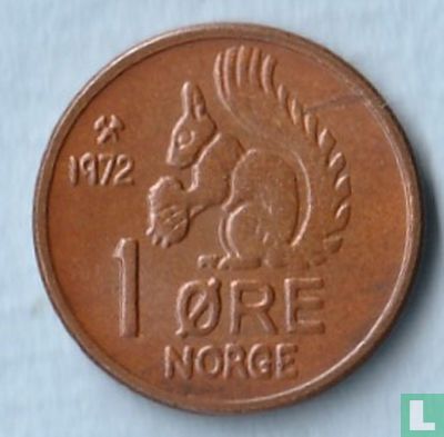 Noorwegen 1 øre 1972 - Afbeelding 1