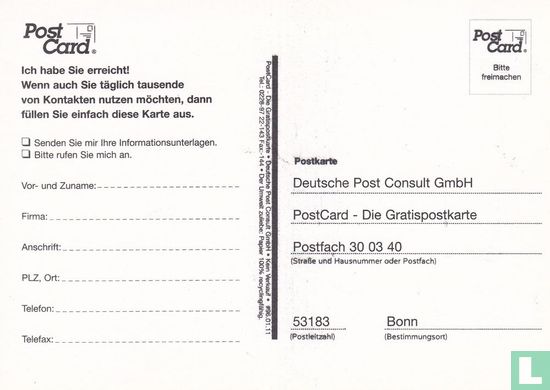 011c - Deutsche Post Consult "Auf mir können Sie werben!"  - Bild 2