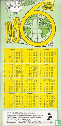 1986 Internationaal jaar van de vrede