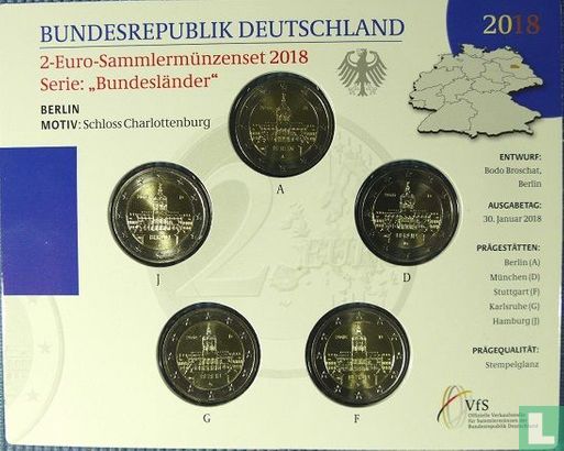Germany mint set 2018 "Berlin" - Image 1