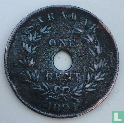 Sarawak 1 cent 1894 - Afbeelding 1