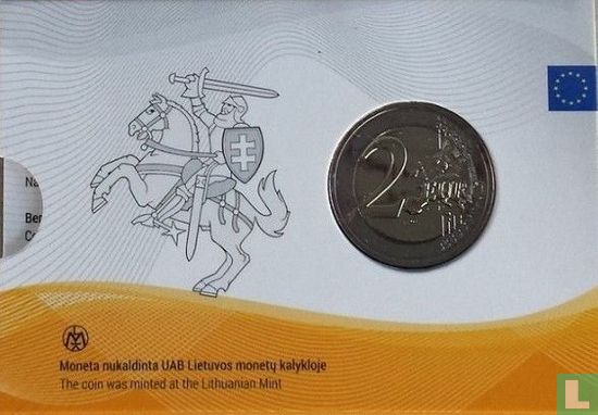 Lituanie 2 euro 2018 (coincard) "Centenary of the Baltic States" - Image 2