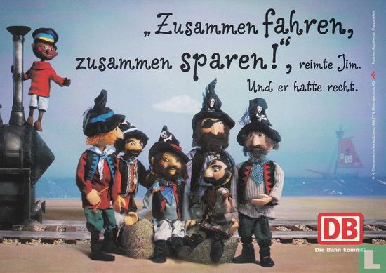 297 - Deutsche Bahn: Jim Knopf "Zusammen fahren,..." - Image 1