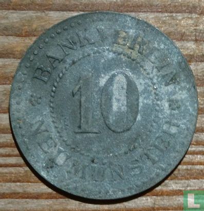 Neumünster 10 pfennig (zink) - Afbeelding 1