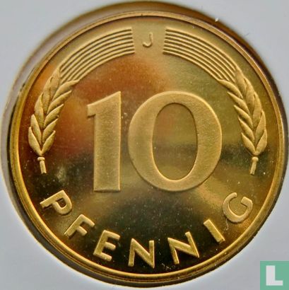 Deutschland 10 Pfennig 1981 (J) - Bild 2