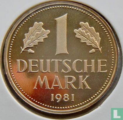Deutschland 1 Mark 1981 (J) - Bild 1