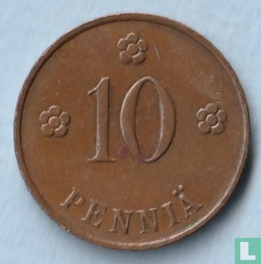 Finnland 10 Penniä 1939 - Bild 2