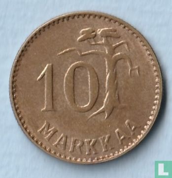 Finland 10 markkaa 1955 - Afbeelding 2
