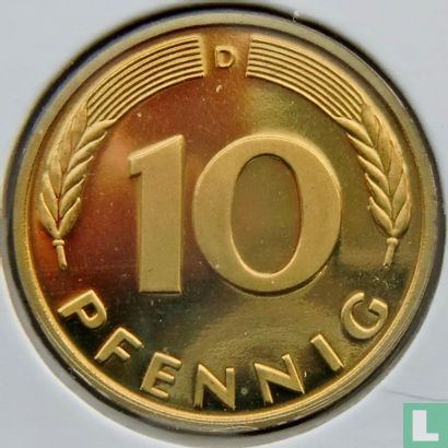 Allemagne 10 pfennig 1981 (D) - Image 2