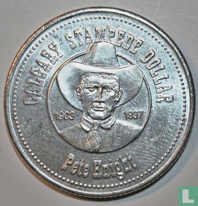 Calgary Stampede Dollar 1982 - Afbeelding 2