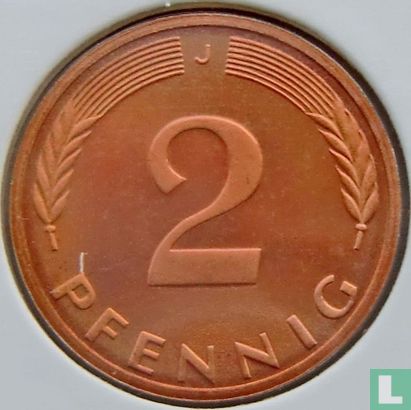 Duitsland 2 pfennig 1981 (J) - Afbeelding 2