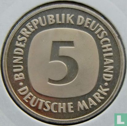 Allemagne 5 mark 1981 (D) - Image 2