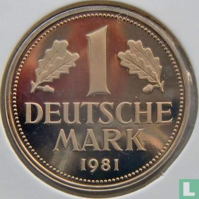 Deutschland 1 Mark 1981 (D) - Bild 1