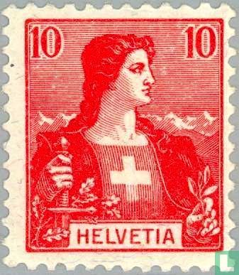 Borstbeeld van Helvetia