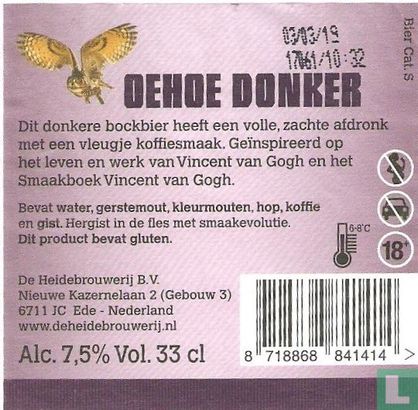 Oehoe Donker - Afbeelding 2