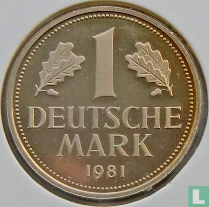 Deutschland 1 Mark 1981 (F) - Bild 1