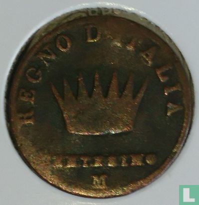 Kingdom of Italy 1 centesimo 1813 (M) - Image 2