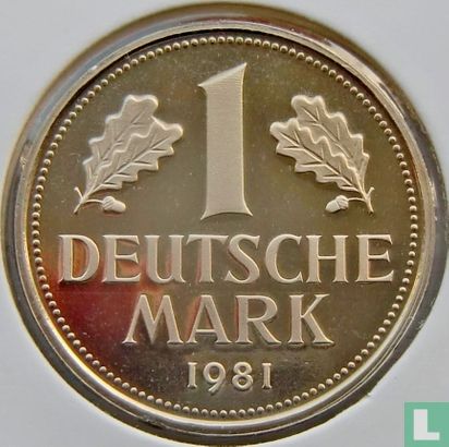 Deutschland 1 Mark 1981 (G) - Bild 1