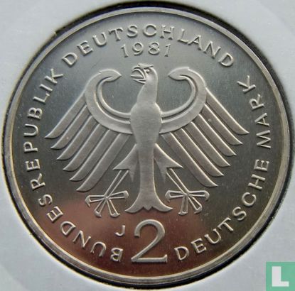 Deutschland 2 Mark 1981 (J - Kurt Schumacher) - Bild 1