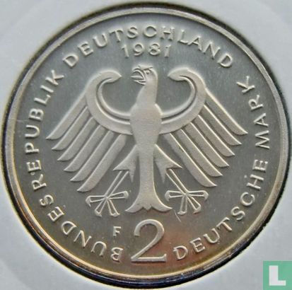 Deutschland 2 Mark 1981 (F - Theodor Heuss) - Bild 1