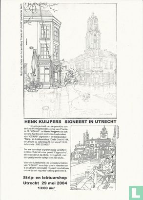 Henk Kuijpers signeert in Utrecht - Afbeelding 1