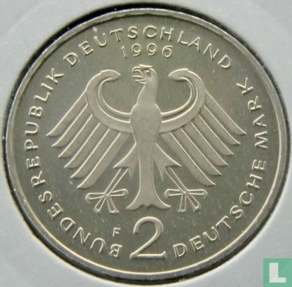 Germany 2 mark 1996 (F - Franz Joseph Strauss) - Image 1