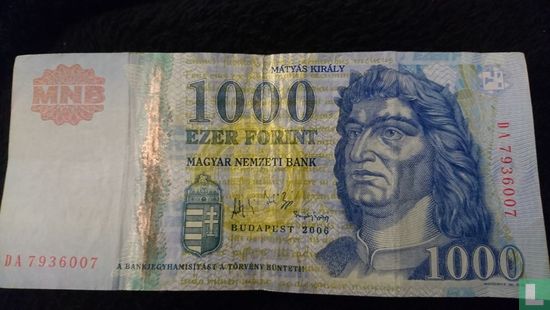Ungarn 1.000 Forint 2006 - Bild 1