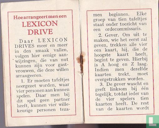 Waddington' s Lexicon kaartspel - Image 3