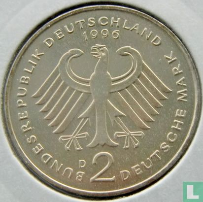 Deutschland 2 Mark 1996 (D - Franz Joseph Strauss) - Bild 1