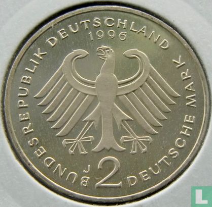Germany 2 mark 1996 (J - Franz Joseph Strauss) - Image 1