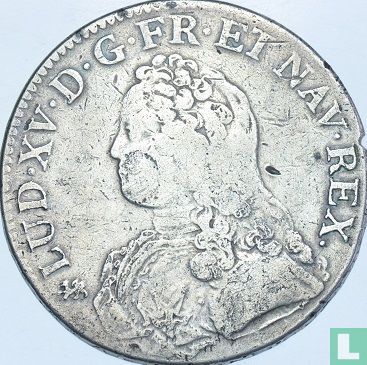 France 1 écu 1729 (T) - Image 2