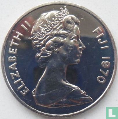 Fiji 1 dollar 1970 (PROOF - copper-nickel) "Independence of Fiji" - Image 1