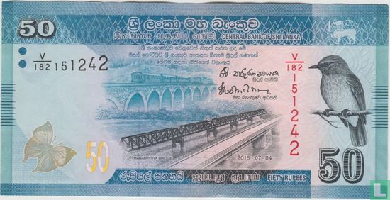 Sri Lanka 50 Rupees - Afbeelding 1