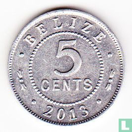 Belize 5 cents 2013 - Image 1