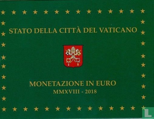 Vaticaan jaarset 2018 (PROOF) - Afbeelding 1
