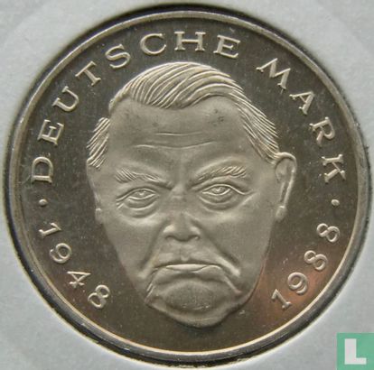 Germany 2 mark 1998 (J - Ludwig Erhard) - Image 2