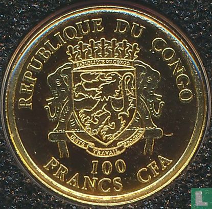 Congo-Brazzaville 100 francs 2018 (PROOF) "Al Capone" - Afbeelding 2