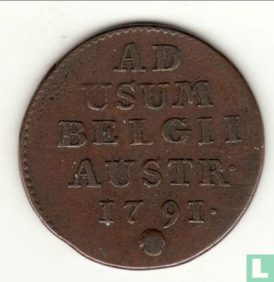 Austrian Netherlands 1 liard 1791 - Image 1