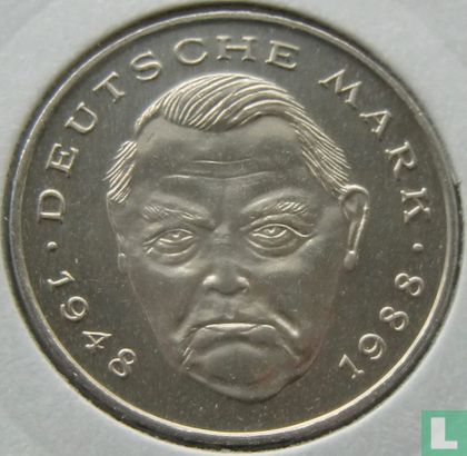 Germany 2 mark 1998 (D - Ludwig Erhard) - Image 2