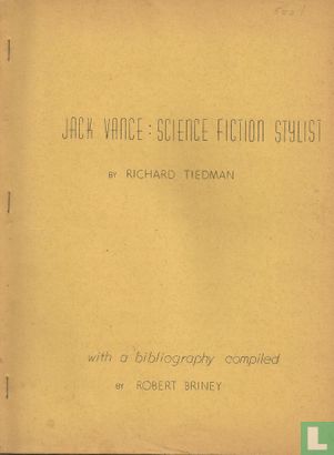 Jack Vance: Science Fiction Stylist - Image 1