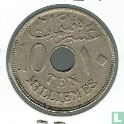 Egypt 10 milliemes 1916 (AH1335 - H) - Image 2