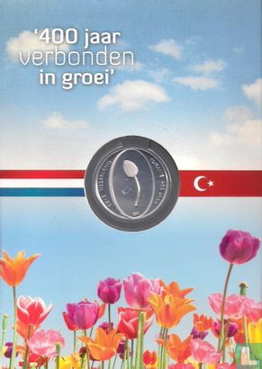 Nederland 5 euro 2012 (PROOF - folder) "400 years of diplomatic relations between Turkey and Netherlands" - Afbeelding 2