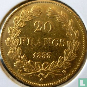 Frankreich 20 Franc 1833 (B) - Bild 1