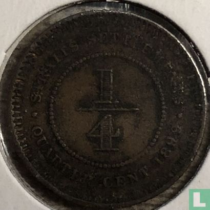 Straits Settlements ¼ Cent 1899 - Bild 1