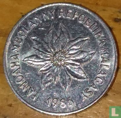 Madagaskar 2 francs 1986 - Afbeelding 1